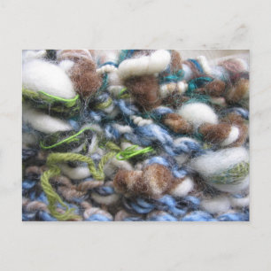 Postal Chunky Knit Postcard