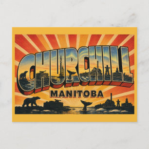 Postal Churchill Manitoba Capital del Oso Polar