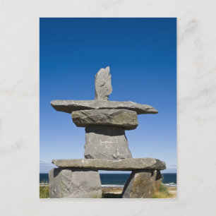 Postal Churchill, Manitoba. Inukshuk