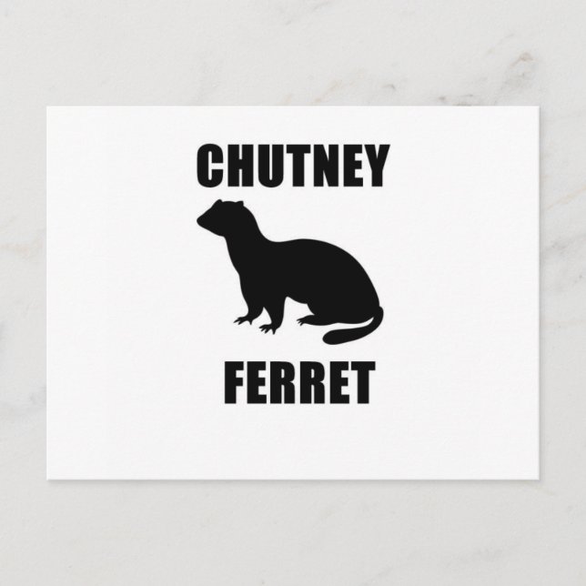Postal Chutney Ferret (Anverso)