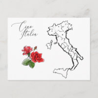 *~* Ciao Italia Mapa de Italia en lengua italiana