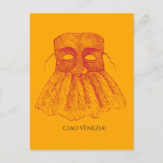 Postal ¡Ciao Venezia! (Anverso)