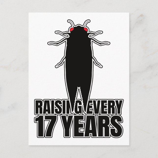 Postal Cicadas Cicada Zombie Bugs - Entomology Geek (Anverso)