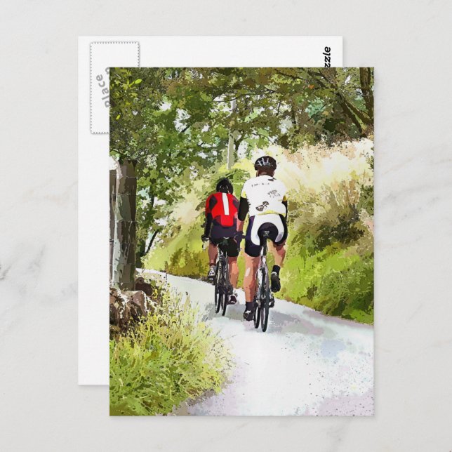 POSTAL CICLISMO (Anverso / Reverso)