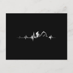 Postal Ciclismo Carreras Heartbeat Bicicleta de montaña