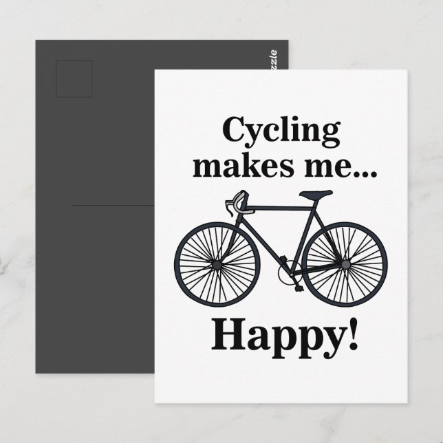 Postal Ciclismo en bicicleta Ciclismo Ciclista (Anverso / Reverso)