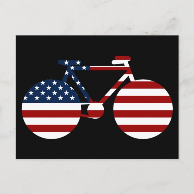 Postal Ciclismo en EEUU (Anverso)