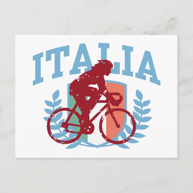 Postal Ciclismo italiano (hembra) (Anverso)