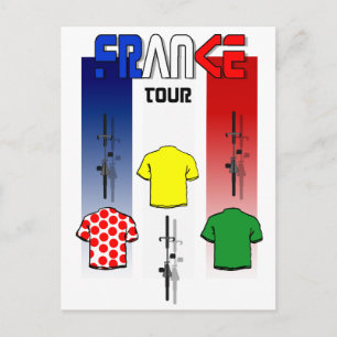 Postal Ciclismo Touring France Ciclistas