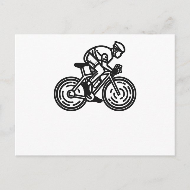 Postal ciclista de velocidad (Anverso)