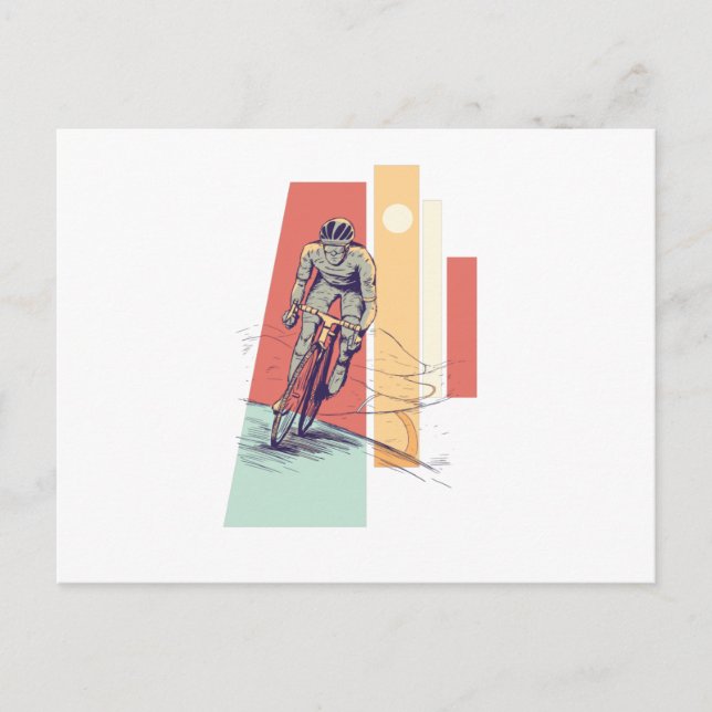 POSTAL CICLISTA MASCULINO (Anverso)