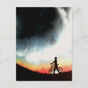 Postal Ciclista nocturno