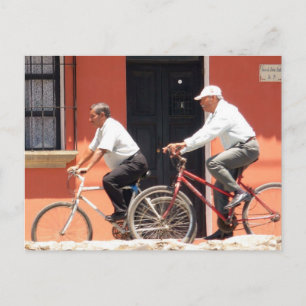 Postal Ciclistas Antigua Guatemala
