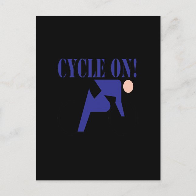 Postal Ciclo activado (Anverso)