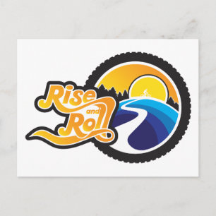 Postal ciclo de ascenso y rollo