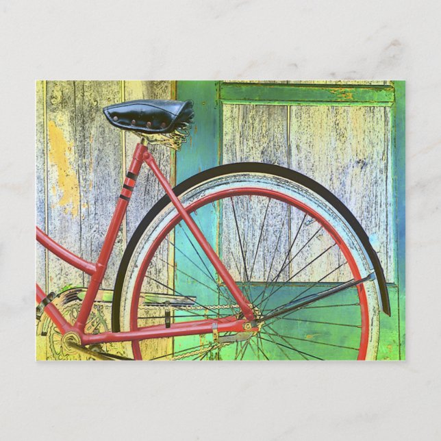 Postal Ciclo de bicicleta Ciclismo Ciclismo Antiguo Sombr (Anverso)