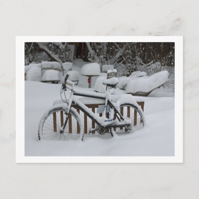 Postal Ciclo De Ciclismo En Bicicleta En Espera De Primav (Anverso)