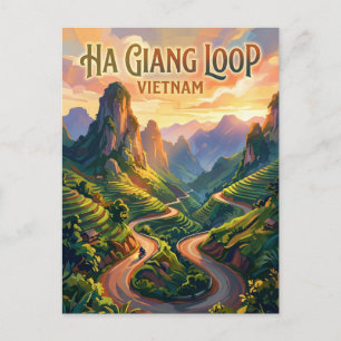 Postal Ciclo de Ha Giang Vietnam