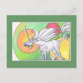 Postal Ciclo unicornio - Primavera ©1999