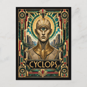 Postal Cíclope, Art Deco Mitológico
