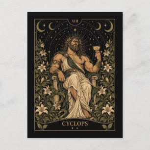 Postal Cíclope, Arte del Tarot Starlit