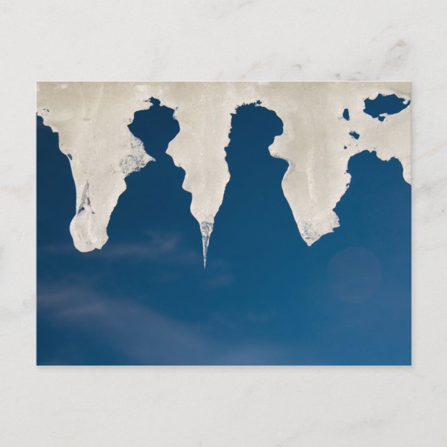 Postal Ciclos contra el cielo azul (Anverso)