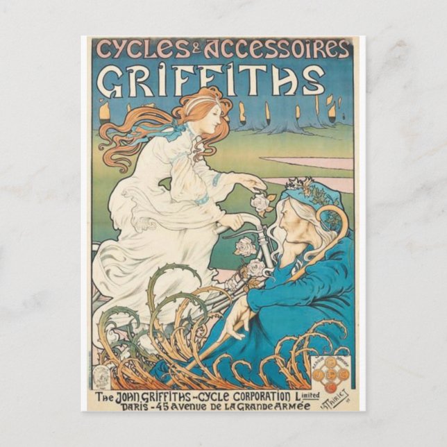 Postal Ciclos Griffiths (Anverso)