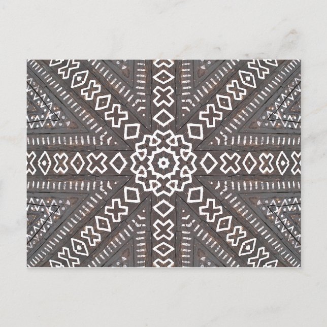 Postal Čičmany Kaleidoscope (Anverso)