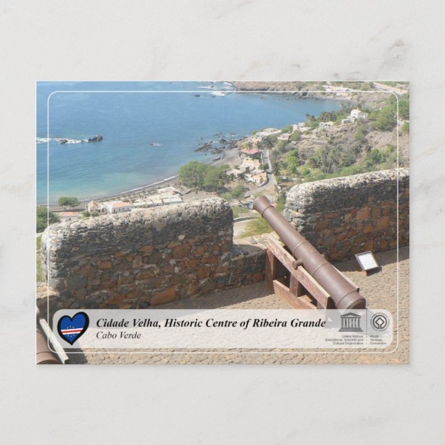 Postal Cidade Velha, Centro Histórico de Ribeira Grande (Anverso)