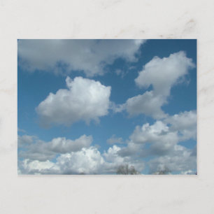 Postal Cielo azul