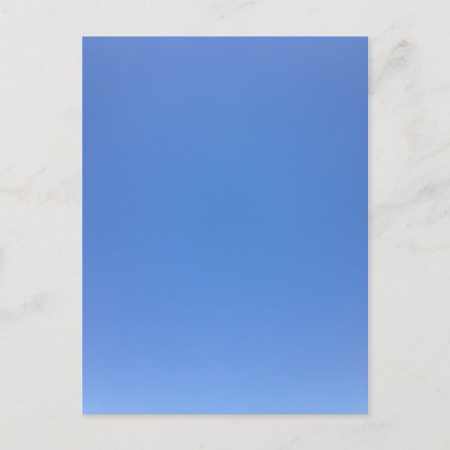 Postal Cielo azul (Anverso)