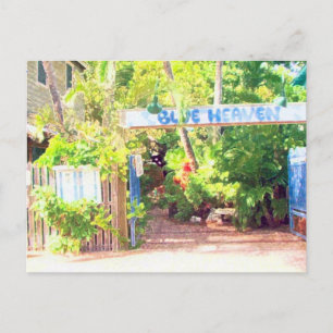 Postal Cielo azul