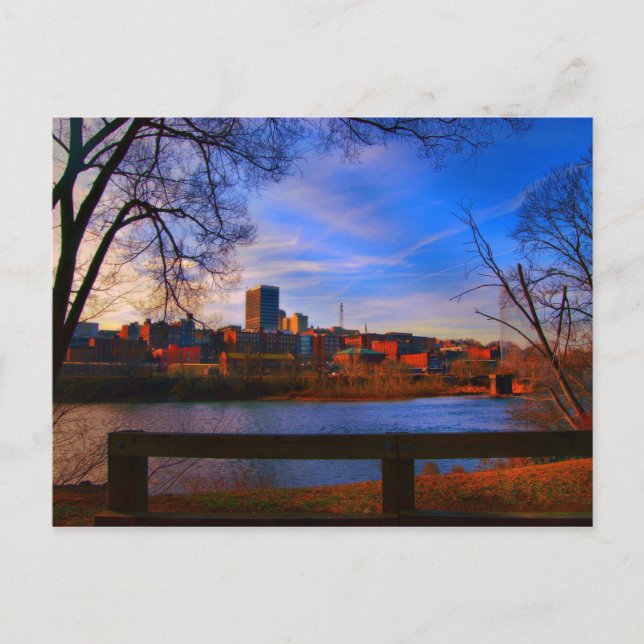 Postal cielo azul de Lynchburg va (Anverso)