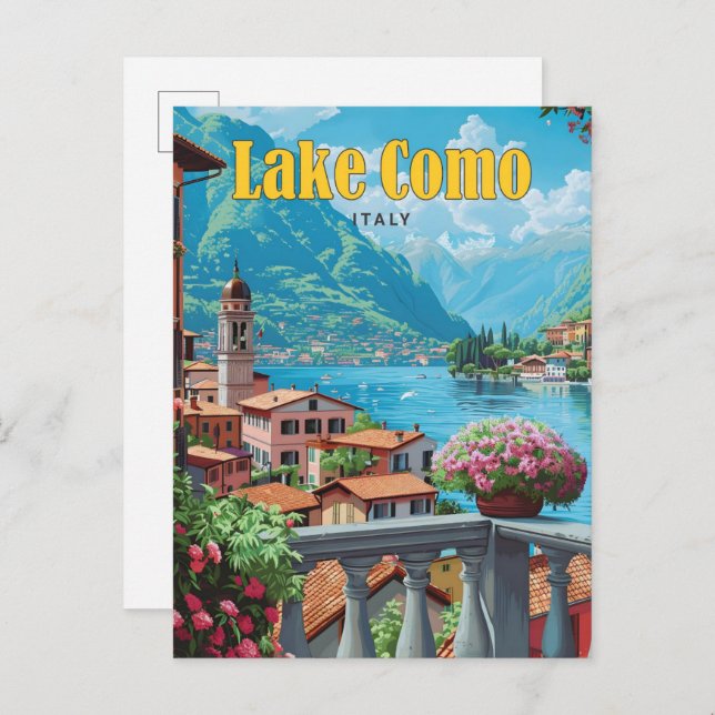 Postal Cielo azul en Tallín Estonia Viajes de época (Anverso / Reverso)