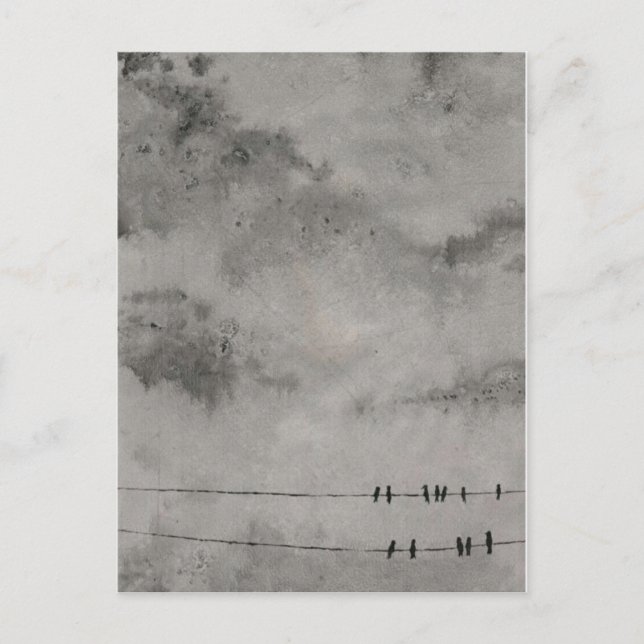 Postal cielo azul googbye (Anverso)