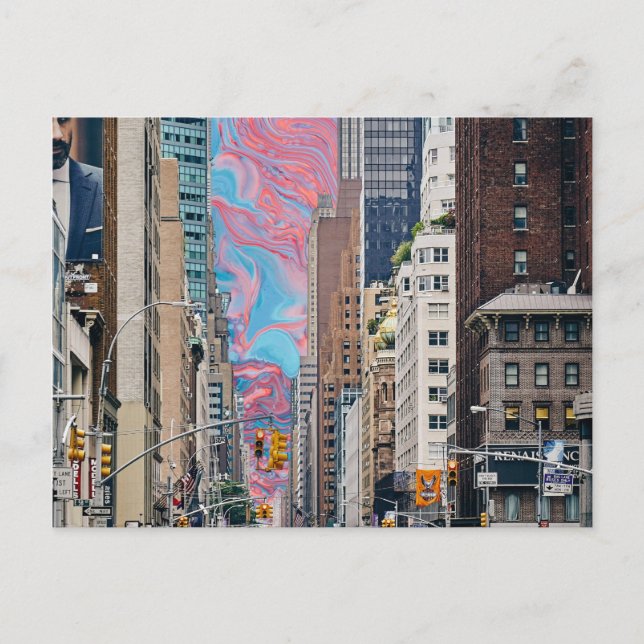 Postal cielo callejero (Anverso)