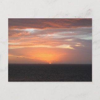 Postal Cielo de color naranja
