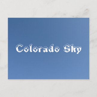 Postal Cielo de Colorado