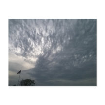 Cielo de OKlahoma con bandera