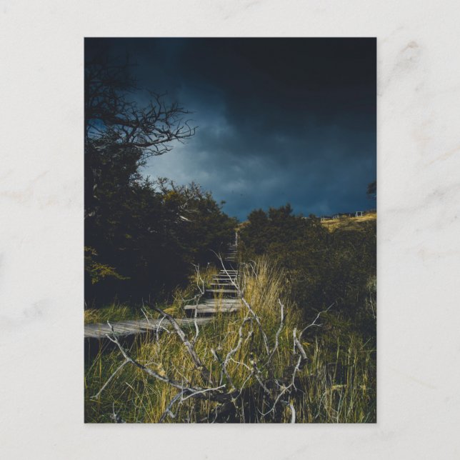 Postal Cielo de tormenta (Anverso)