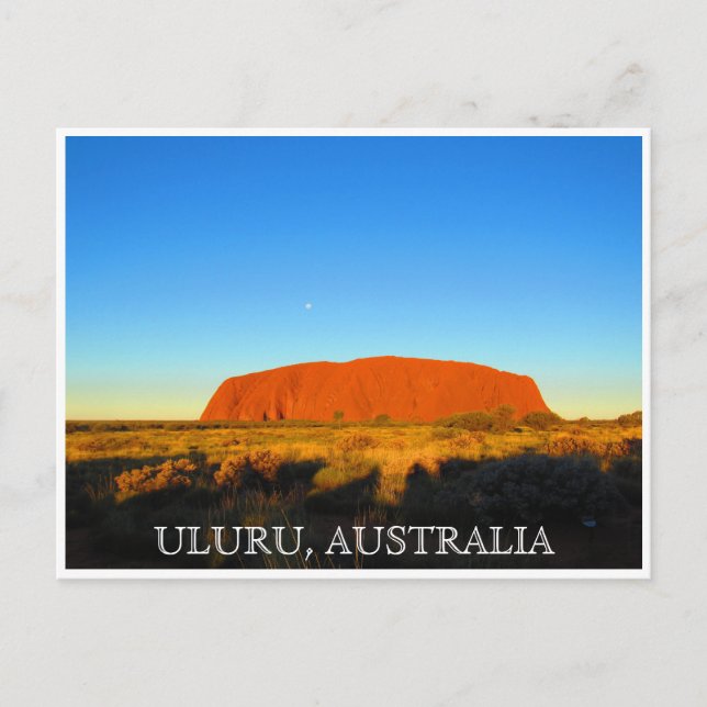 Postal cielo de uluru australia (Anverso)