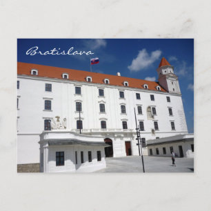 Postal cielo del castillo de bratislava