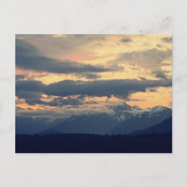 Postal Cielo, montaña y nube (Anverso)
