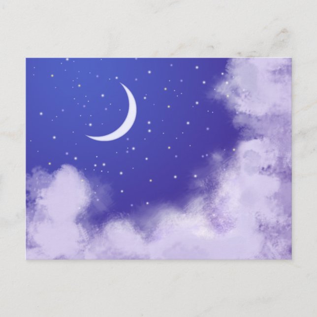 Postal Cielo nocturno (Anverso)