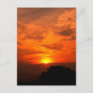 Postal cielo y nube / puesta de sol