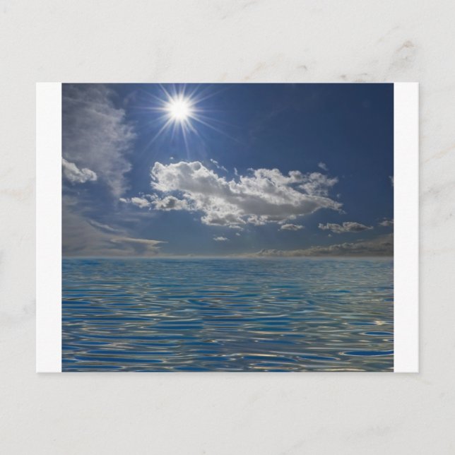 Postal cielo y olas (Anverso)