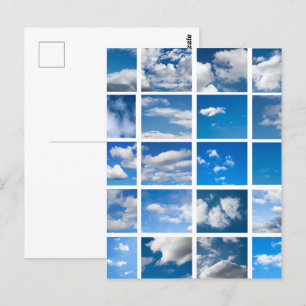 Postal Cielos azules