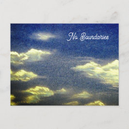 Postal Cielos azules sin límites