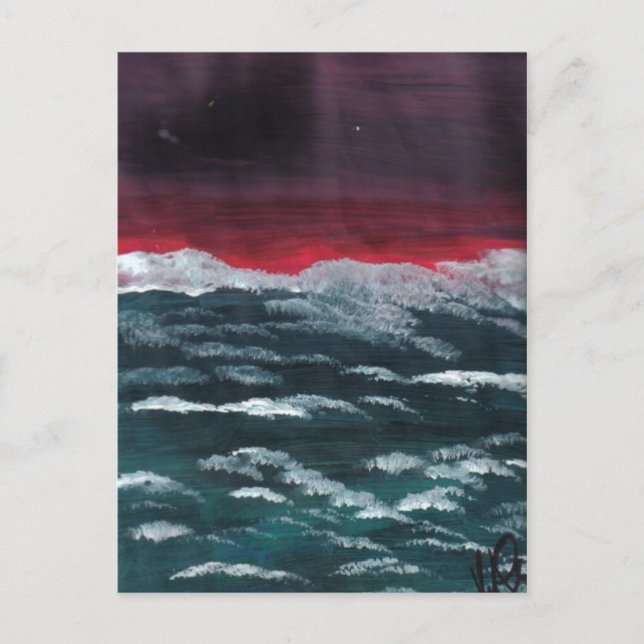 Postal Cielos de Borgoña (Anverso)