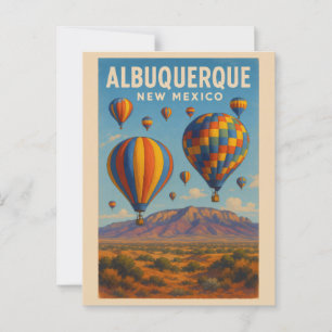 Postal Cielos de Nuevo México de Albuquerque
